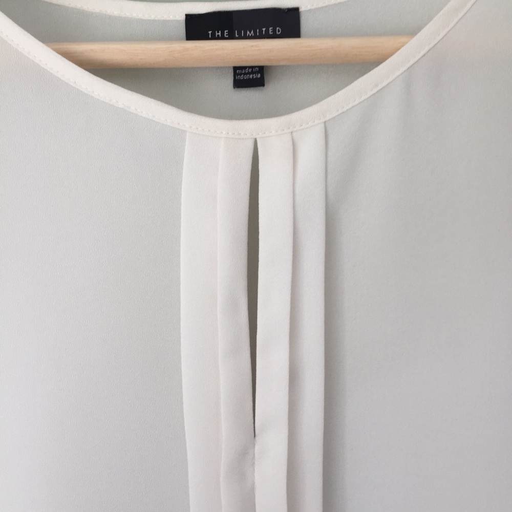 The Limited Pleated Front Ruffle Shell - Picture 3 of 3